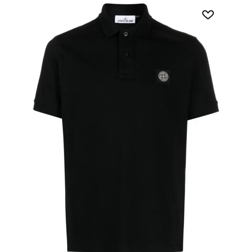 Stone Island Polo Black